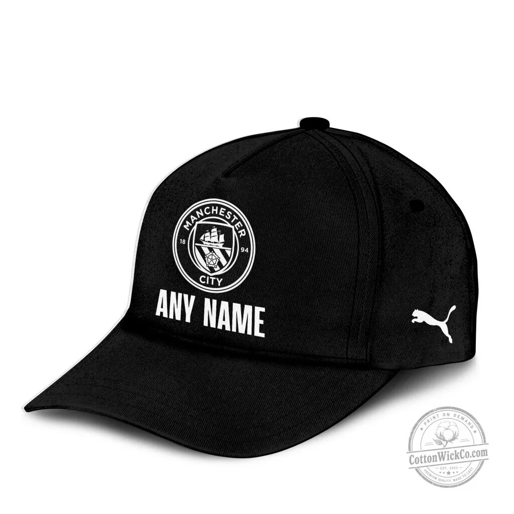 Manchester City Football Club Personalized Name Black Baseball Cap Hat 5 Manchester City Football Club Personalized Name Black Baseball Cap Hat