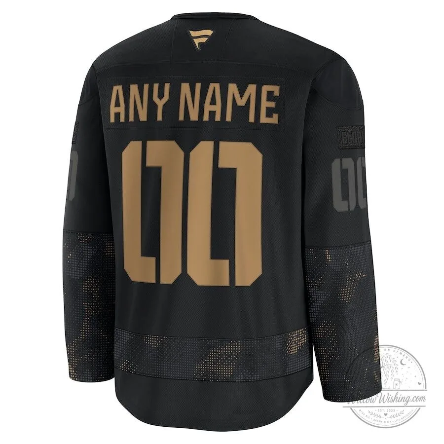 Florida Panthers Military Appreciation Black Practice Hockey Jersey 7 Florida Panthers Military Appreciation Black Practice Hockey Jersey