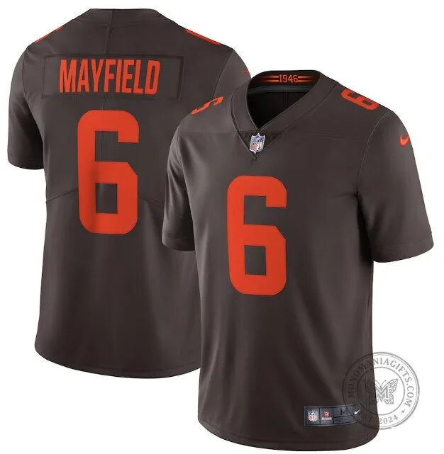 Baker Mayfield Cleveland Browns Brown Alternate Vapor Untouchable Limited Football Jersey