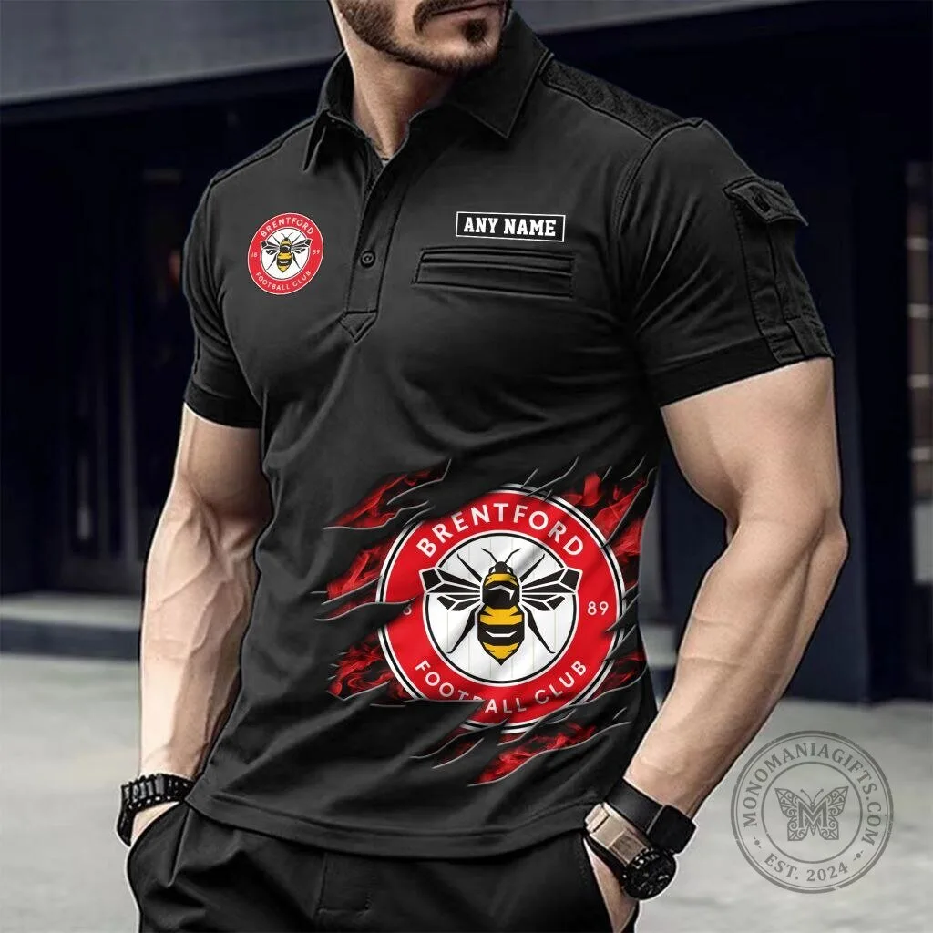 Brentford Football Club Personalized Men's Polo Shirt