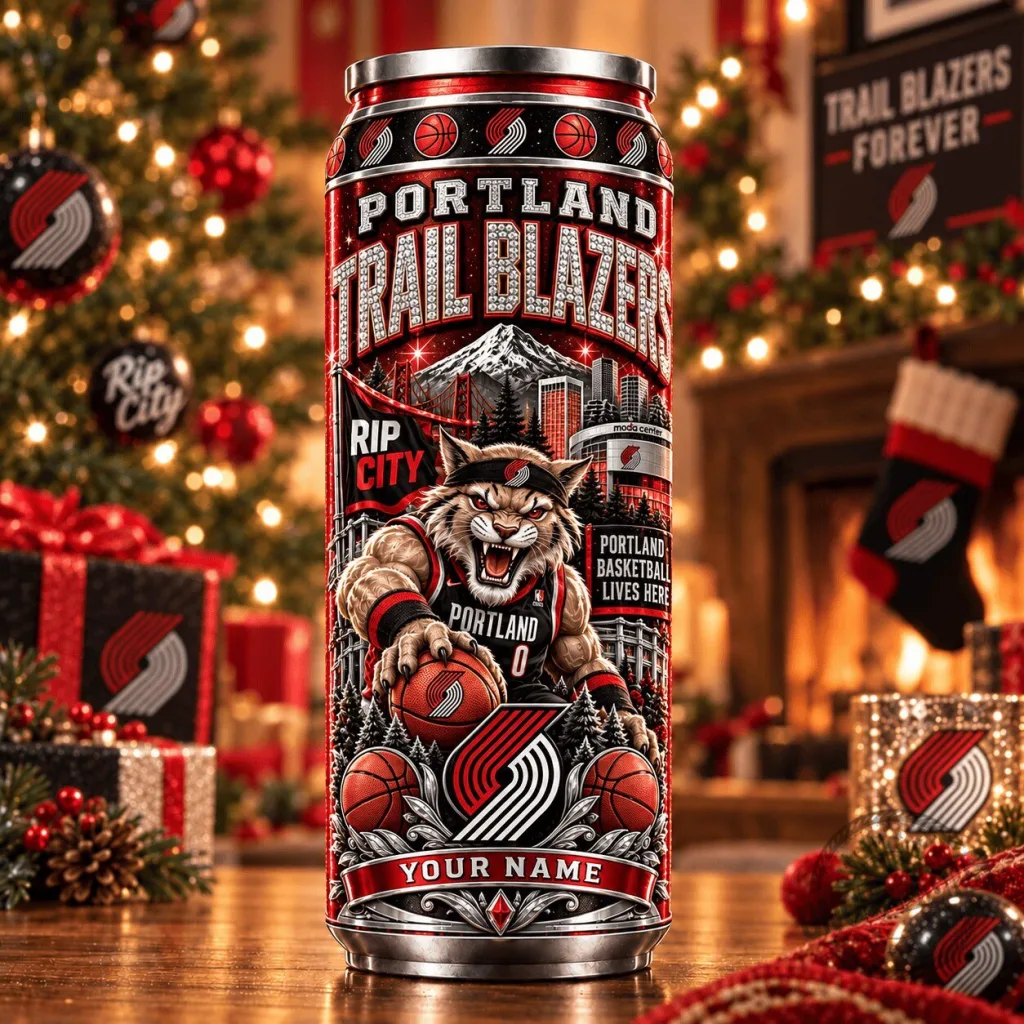 Portland Trail Blazers Basketball Team Personalized Tumbler Portland Trail Blazers Basketball Team Personalized Tumbler