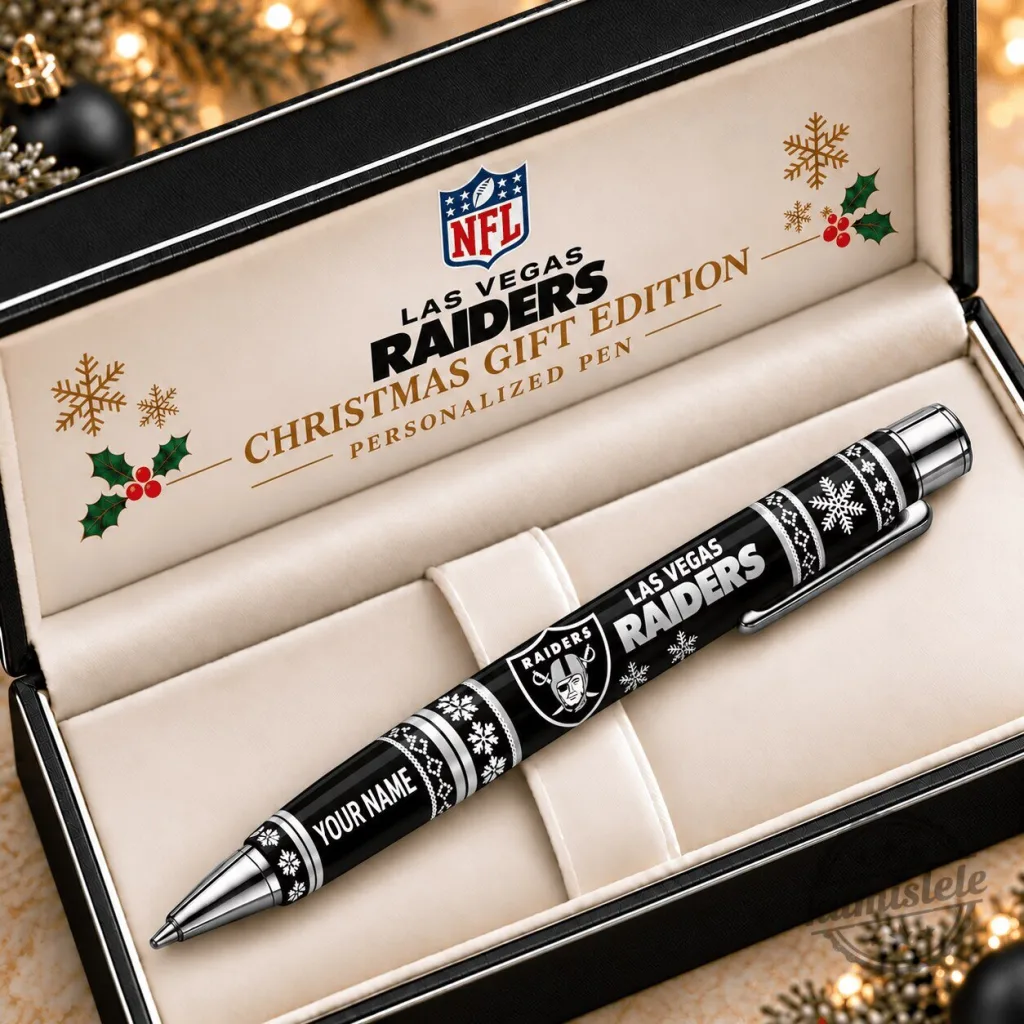 Las Vegas Raiders Personalized Christmas Gift Edition Ballpoint Pen Las Vegas Raiders Personalized Christmas Gift Edition Ballpoint Pen