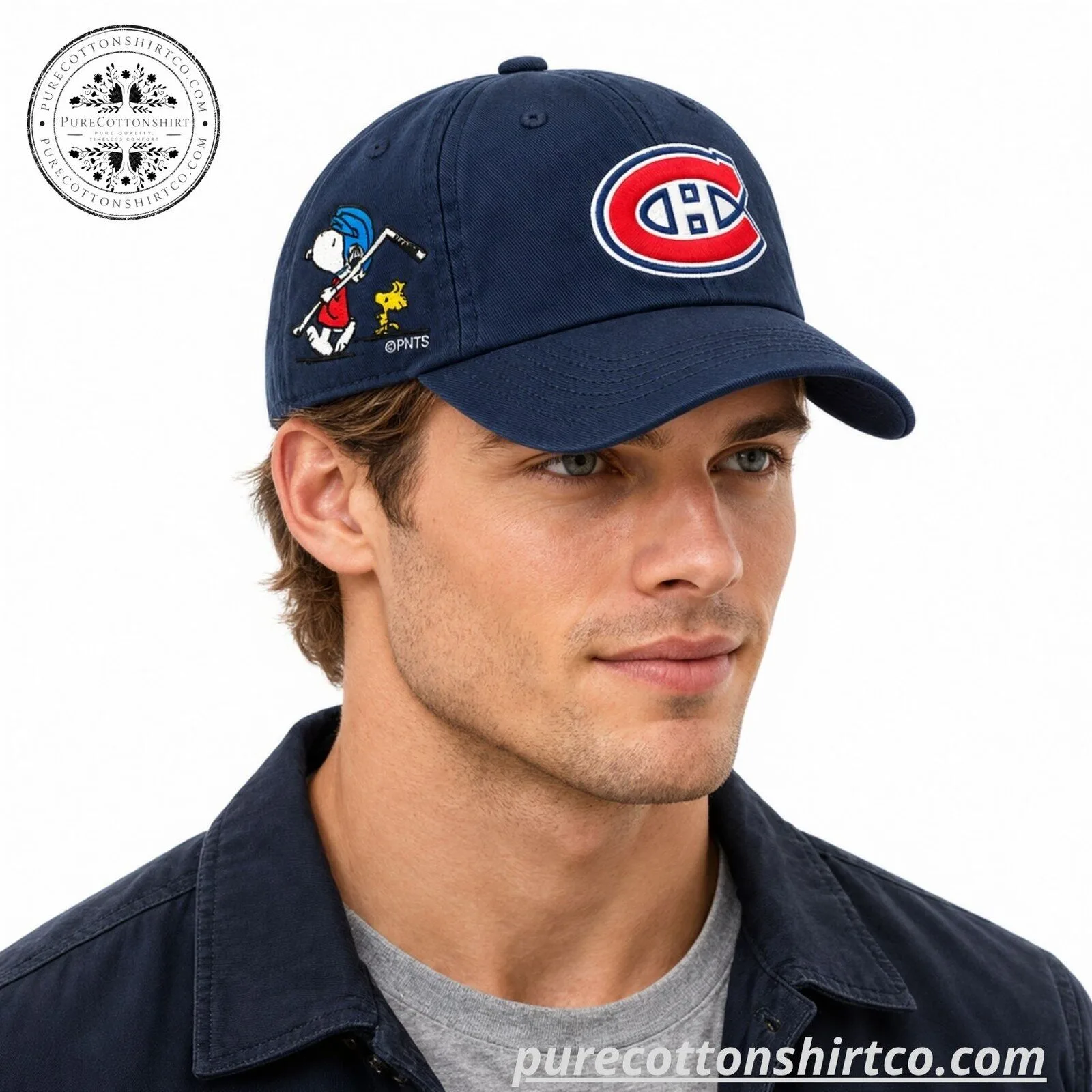 Montreal Canadiens Snoopy Baseball Cap Hat 7 Montreal Canadiens Snoopy Baseball Cap Hat