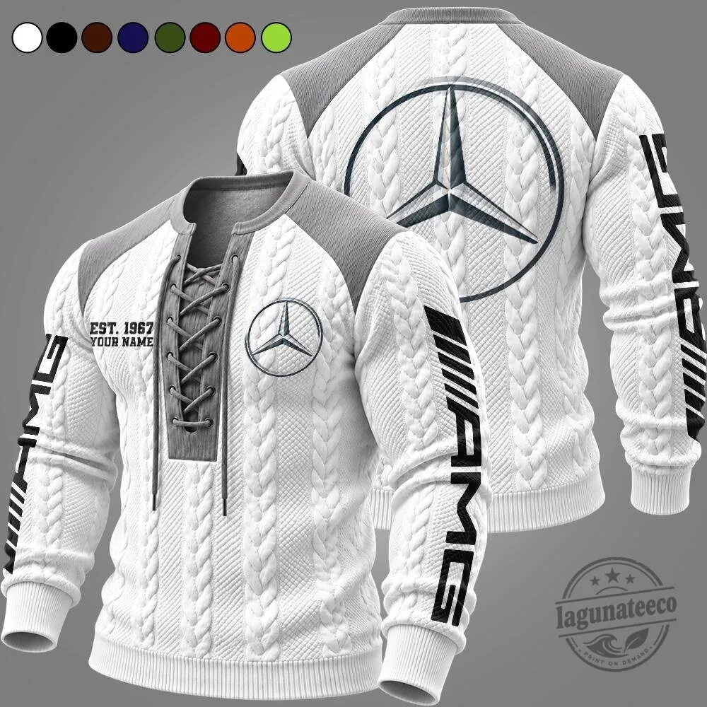Mercedes-Benz AMG Est. 1967 Lace-Up Pullover Sweatshirt