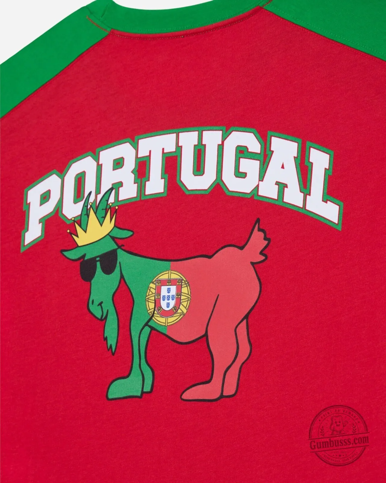 Portugal National Football Team Mascot Red T-Shirt 5 Portugal National Football Team Mascot Red T-Shirt