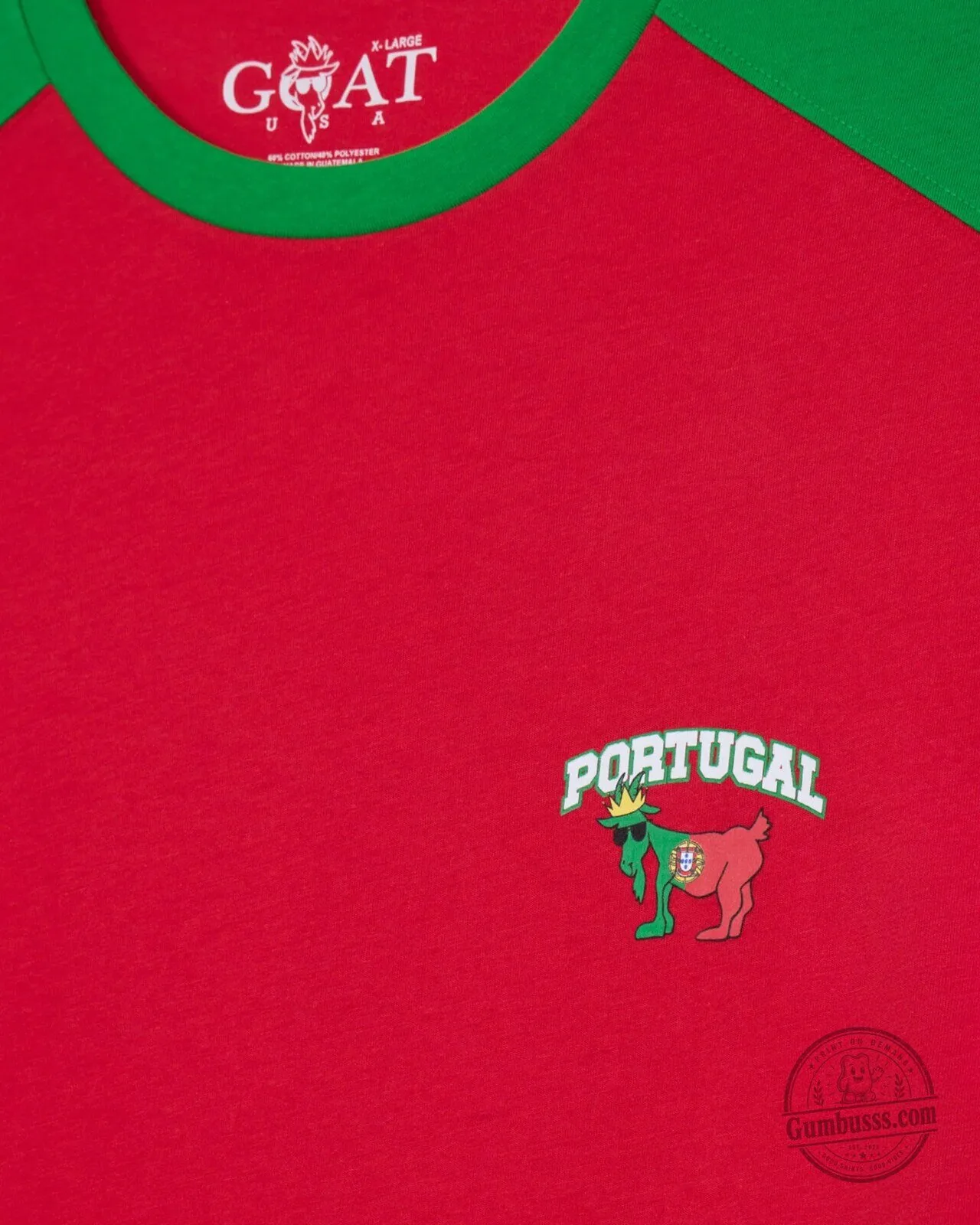 Portugal National Football Team Mascot Red T-Shirt 6 Portugal National Football Team Mascot Red T-Shirt