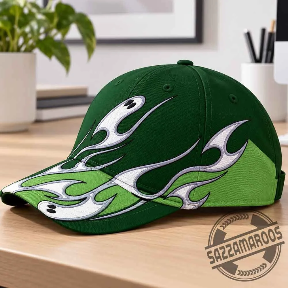 Ghost Flame NASCAR Baseball Cap Hat 5 Ghost Flame NASCAR Baseball Cap Hat