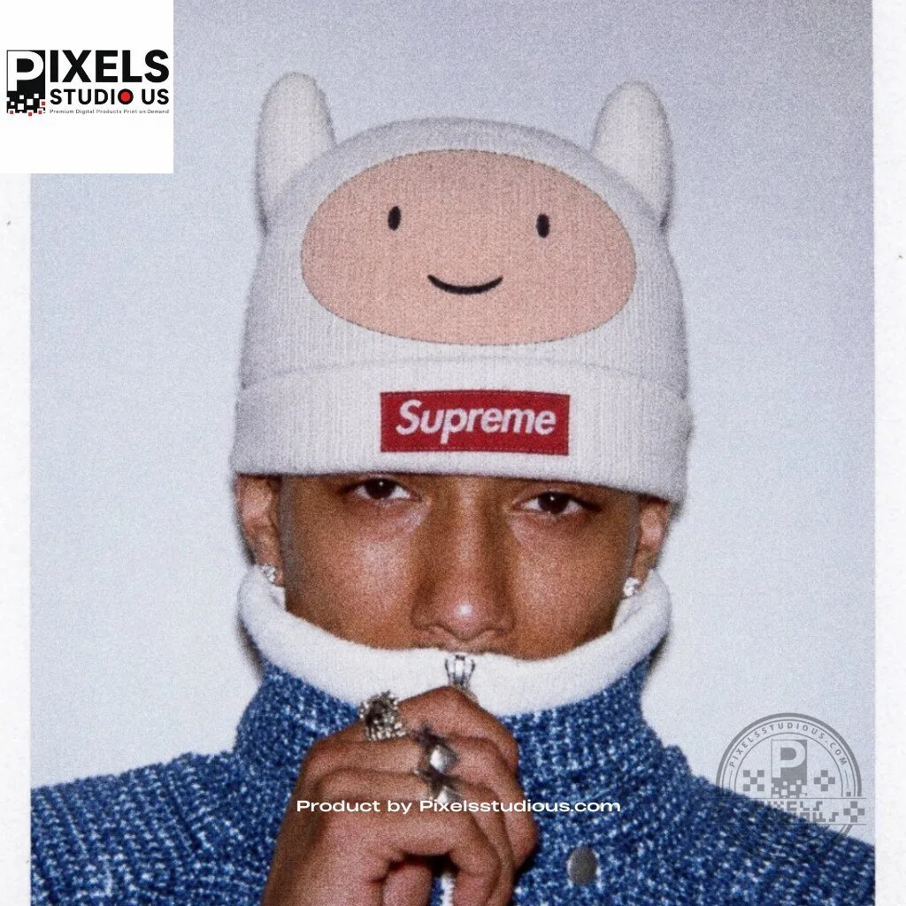 Supreme x Adventure Time Finn the Human Beanie Hat 9 Supreme x Adventure Time Finn the Human Beanie Hat 3D shirt or sports jersey with all-over print design