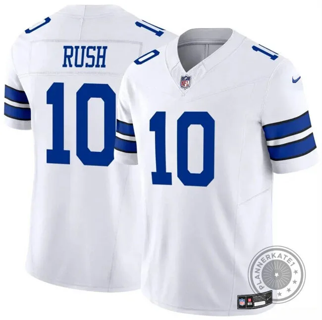 Dallas Cowboys Football Cooper Rush White Player Jersey