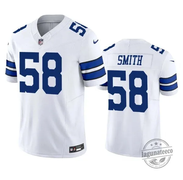 Dallas Cowboys Football Mazi Smith White Game Jersey