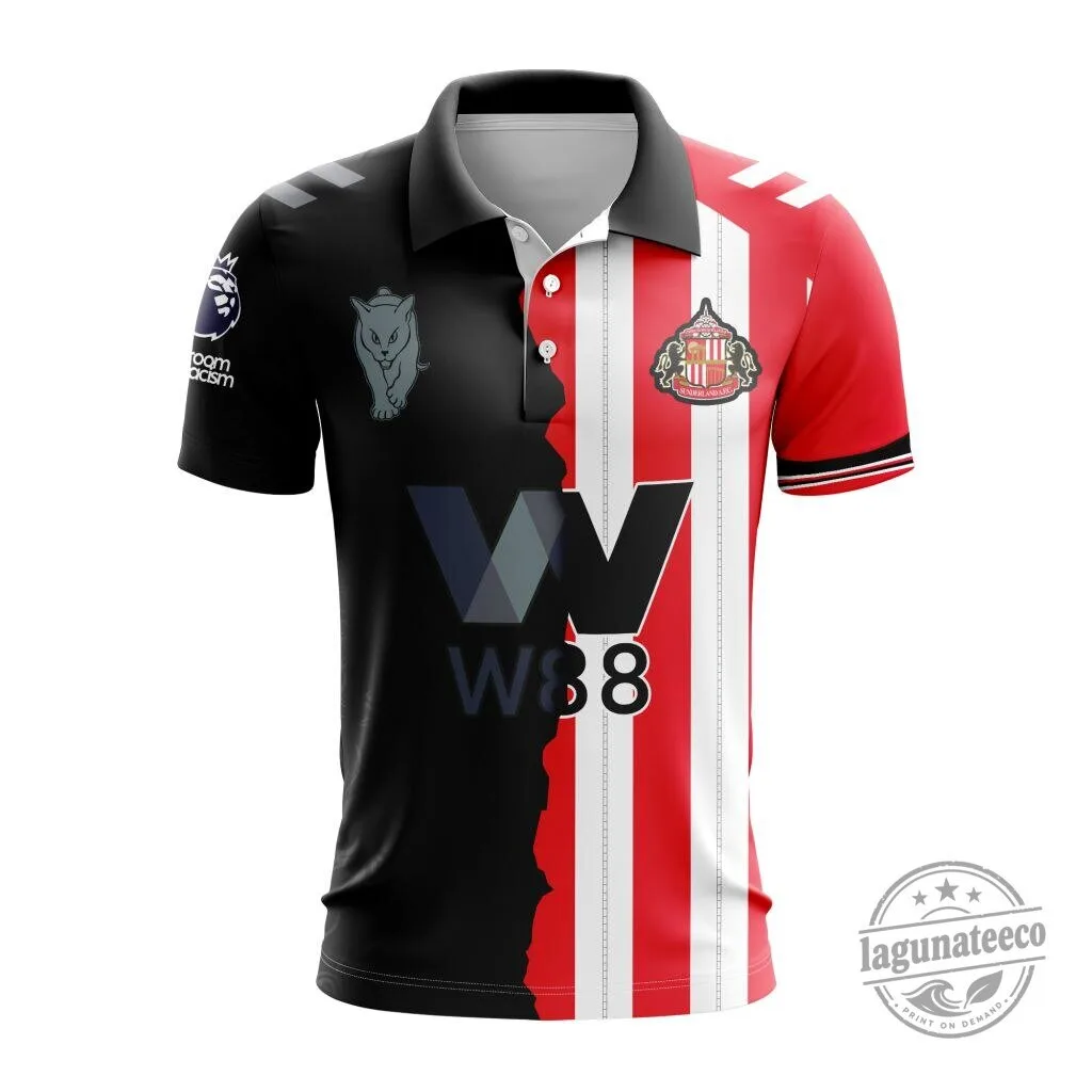 Sunderland Association Football Club Personalized 2025-2026 Home Mix Third Polo Shirt