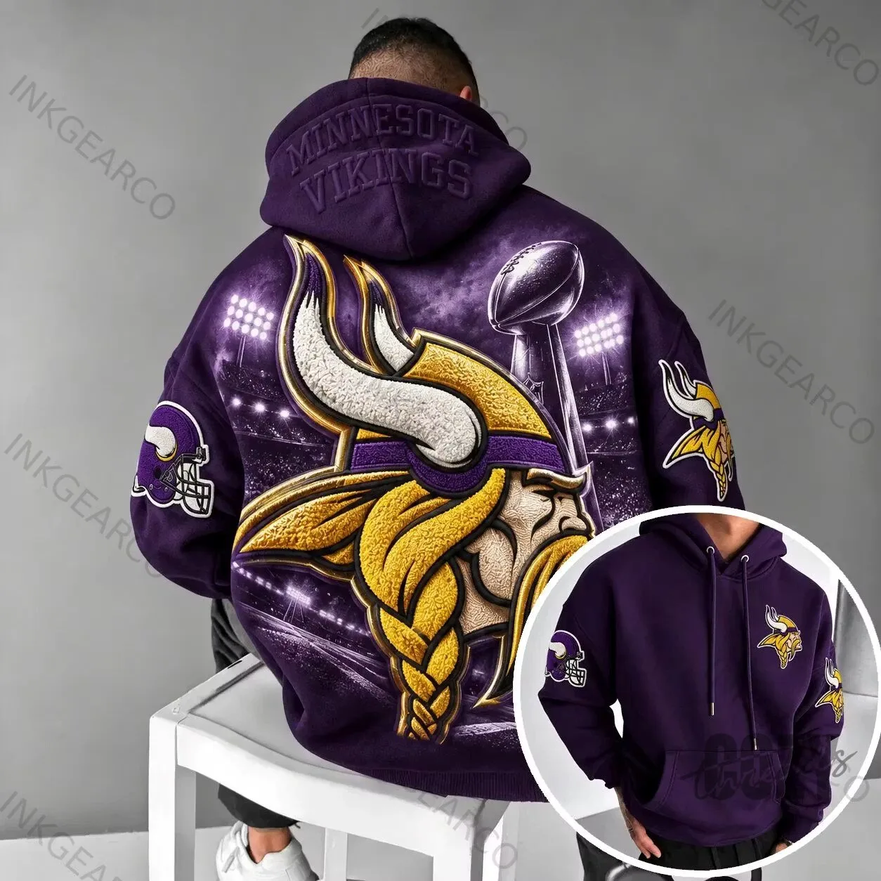 Super Bowl Champion Hoodie for the Minnesota Vikings Football Team