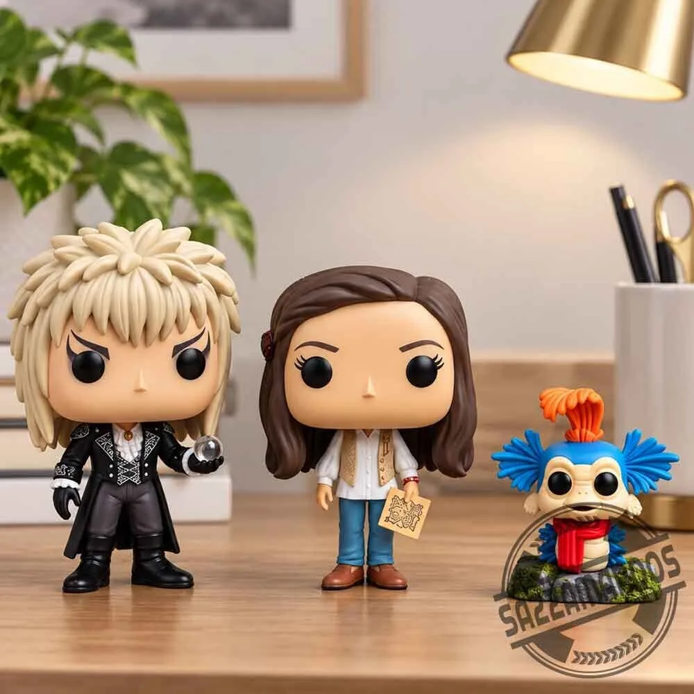 Funko Pop! Movies Jim Henson’s Labyrinth Jareth, Sarah & The Worm 3-Pack Vinyl Figure Collectible Set 5 Funko Pop! Movies Jim Henson’s Labyrinth Jareth, Sarah & The Worm 3-Pack Vinyl Figure Collectible Set