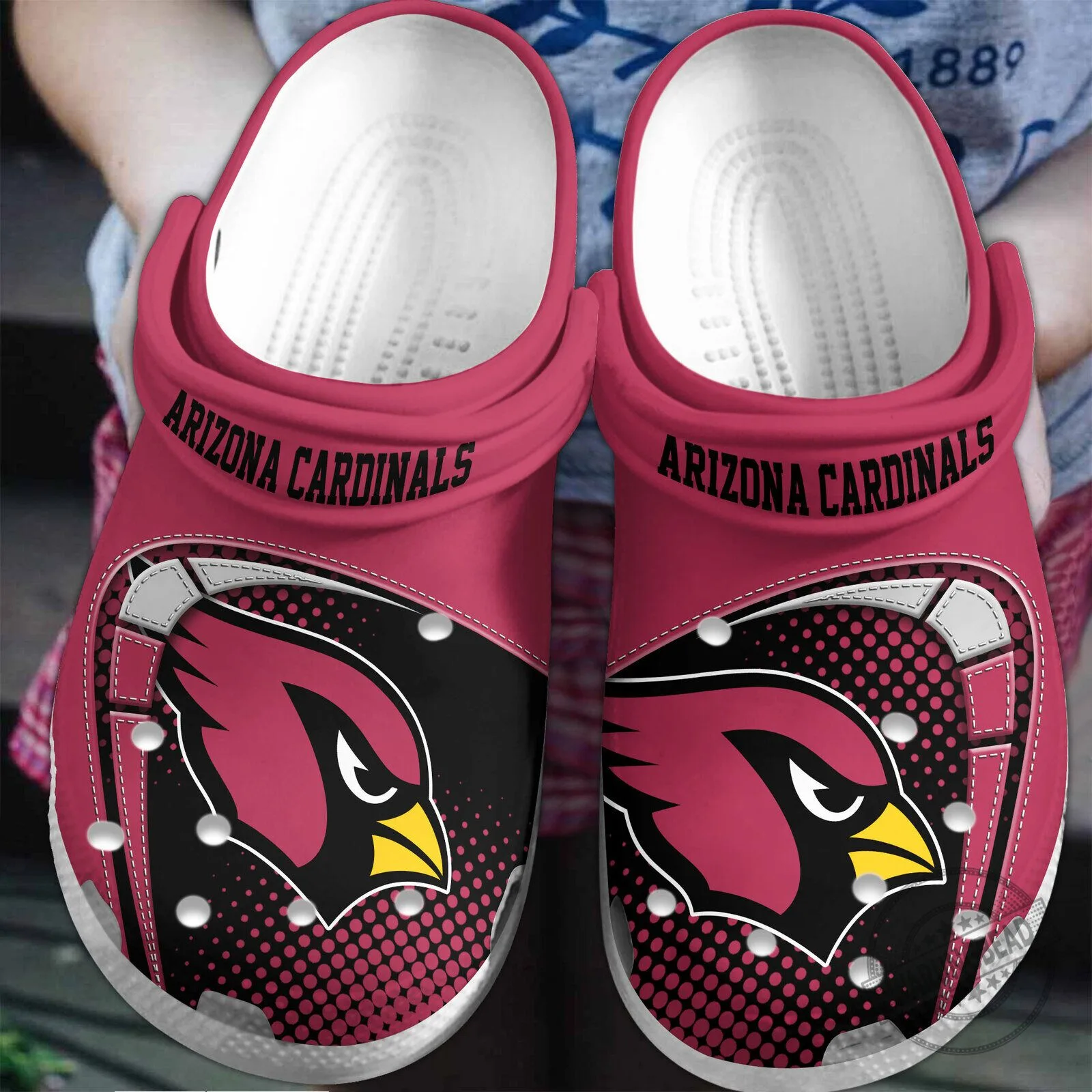 Arizona Cardinals Football Team Logo Classic Clogs Shoes