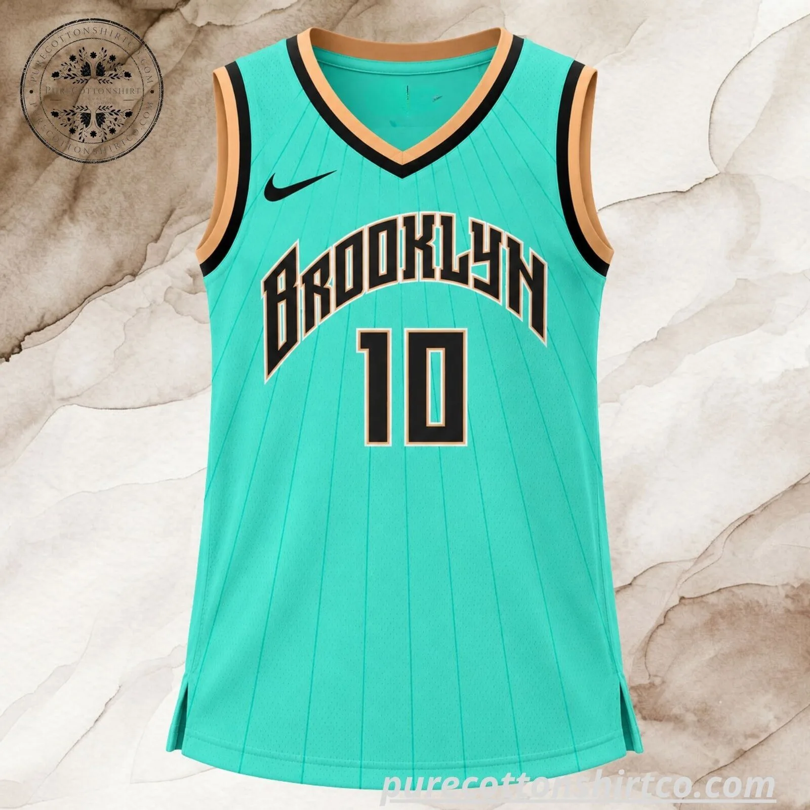Olivia Rodrigo New York Liberty Teal V-neck Basketball Jersey 7 Olivia Rodrigo New York Liberty Teal V-neck Basketball Jersey