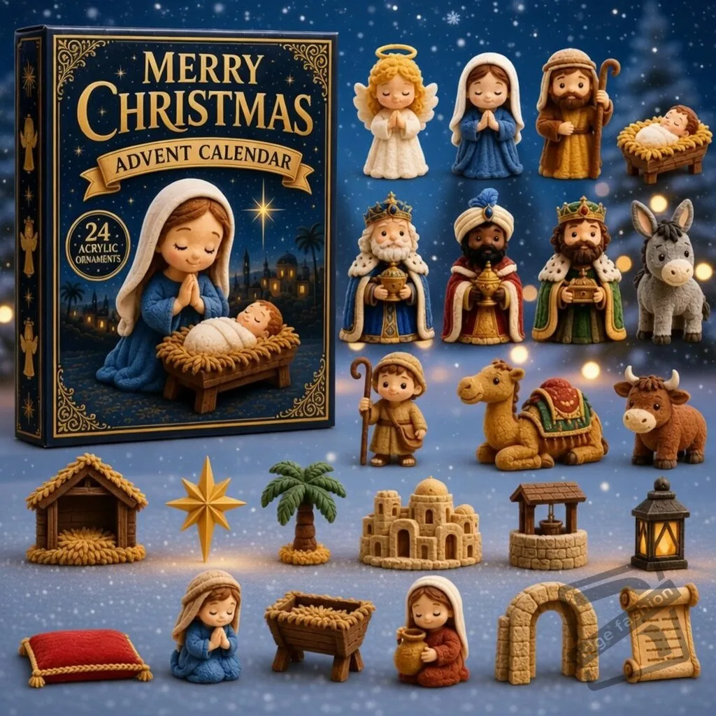 Holy Night Nativity Christmas Advent Calendar 2026