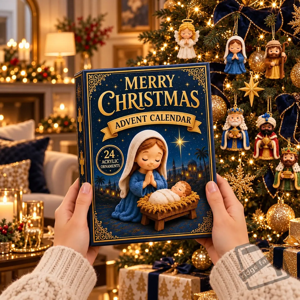 Holy Night Nativity Christmas Advent Calendar 2026 5 Holy Night Nativity Christmas Advent Calendar 2026 product view