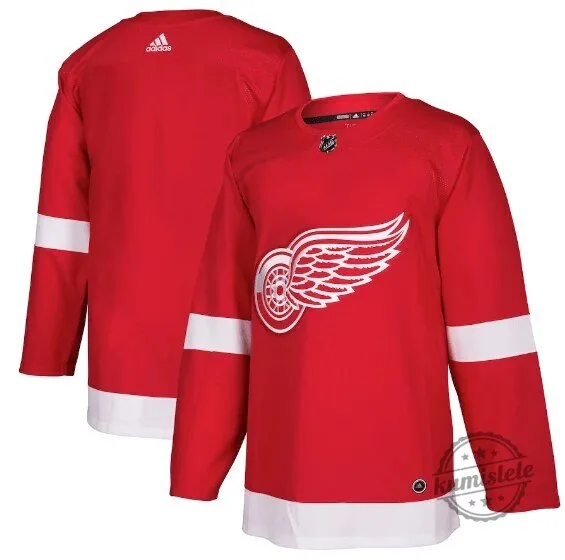 Detroit Red Wings Adidas Authentic Red Home Hockey Jersey