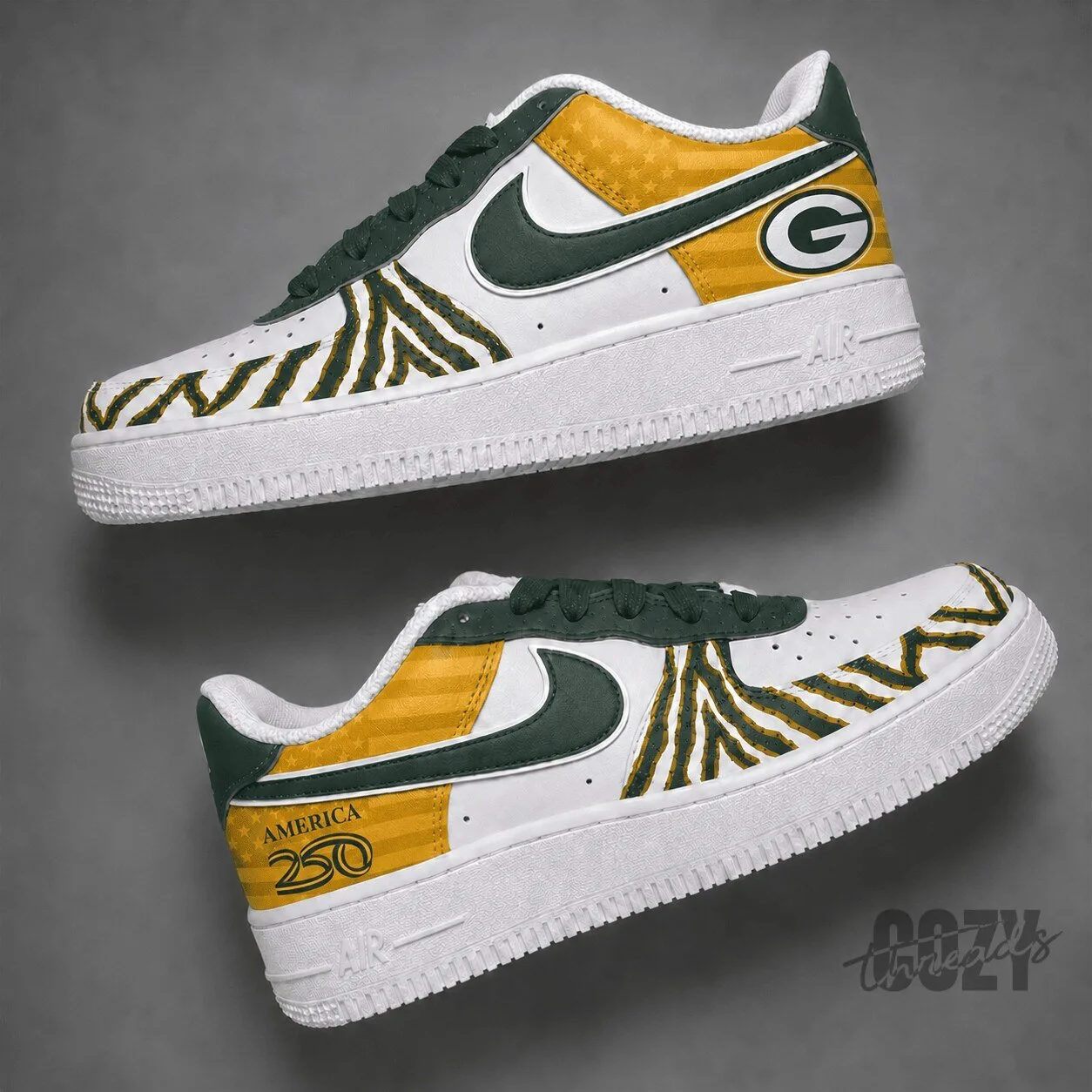 Green Bay Packers NFL 250 Years of Freedom Limited Edition Sneakers