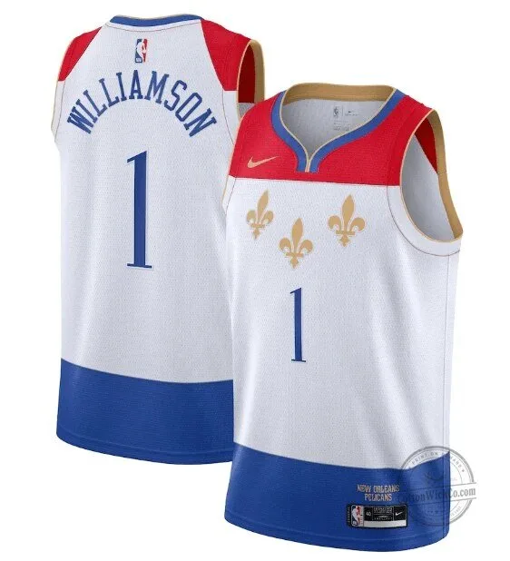 New Orleans Pelicans Zion Williamson City Edition White Basketball Jersey