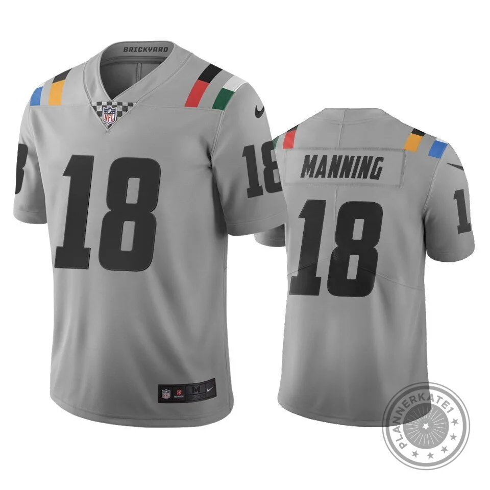 Peyton Manning Indianapolis Colts Gray Vapor Limited City Edition Football Jersey