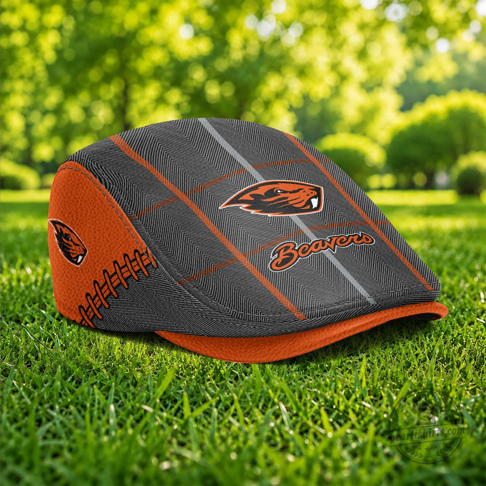 NCAA Flat Cap Hat for Oregon State Beavers by Jeff 5 NCAA Flat Cap Hat for Oregon State Beavers by Jeff