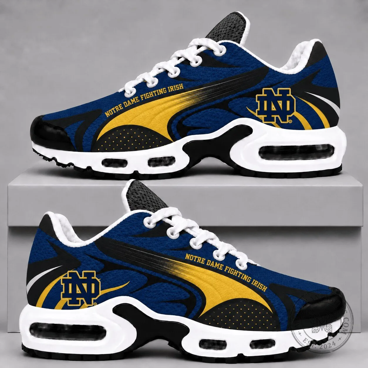 Notre Dame Fighting Irish Custom Air Max Style Sneakers Shoes