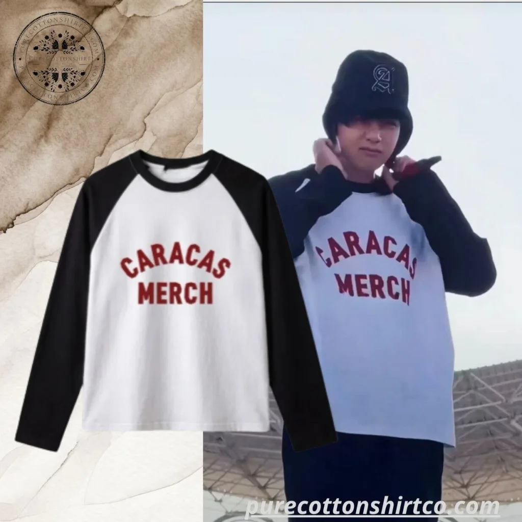 BTS V Caracas Merch Long Sleeve Shirt BTS V Caracas Merch Long Sleeve Shirt