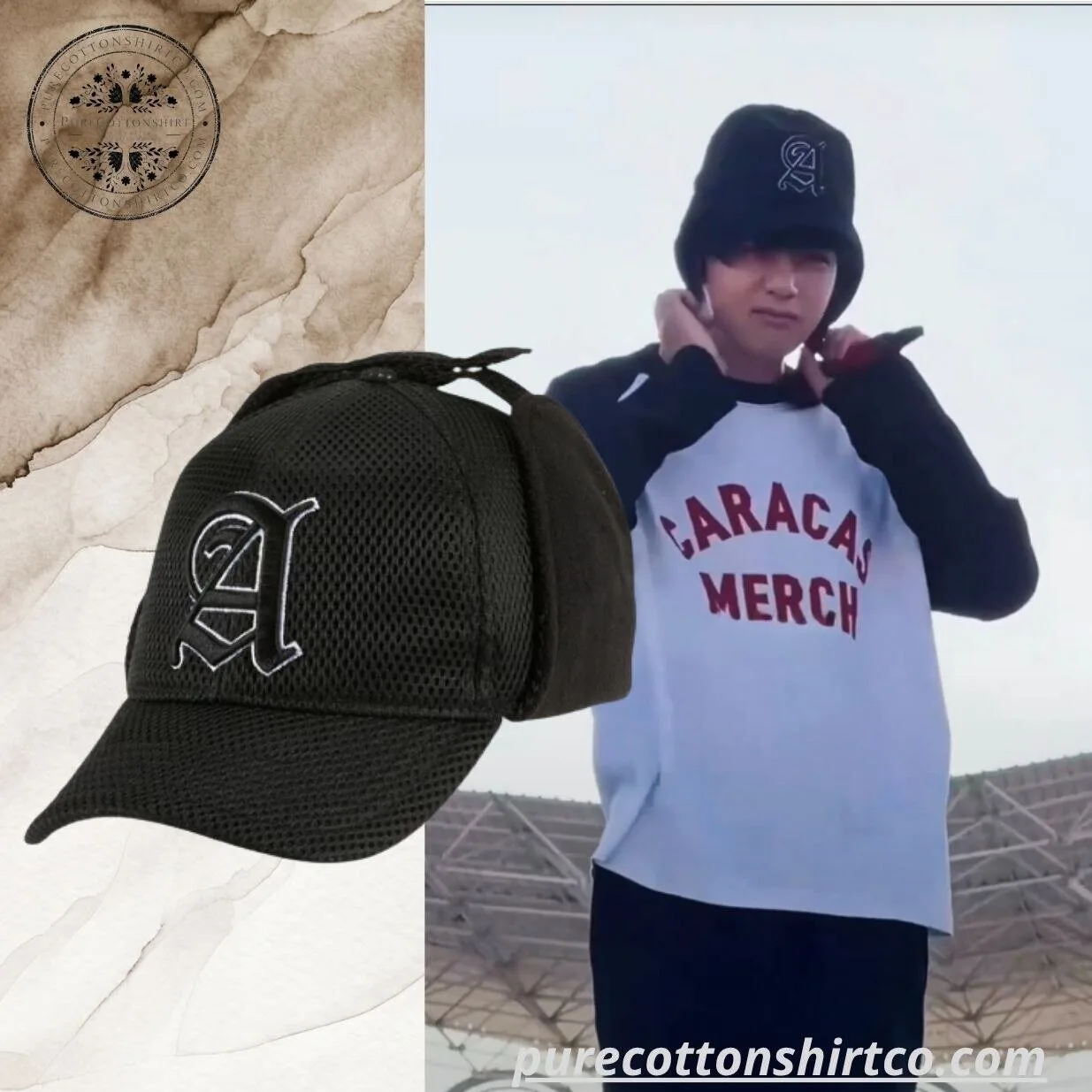BTS V Caracas Merch Long Sleeve Shirt 5 BTS V Caracas Merch Long Sleeve Shirt