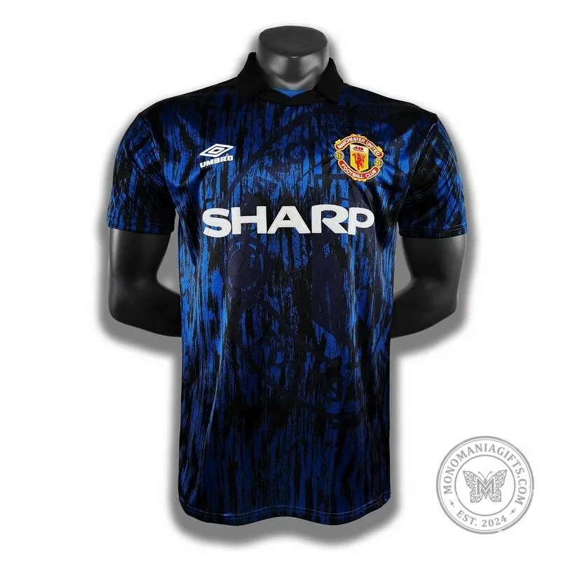 Manchester United 1992-93 Away Retro Football Club Jersey