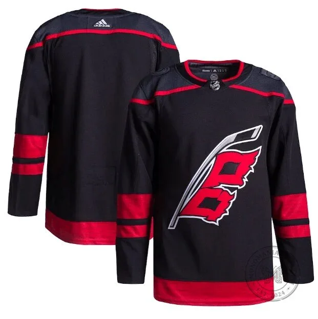 Carolina Hurricanes Black Adidas Authentic NHL Hockey Jersey