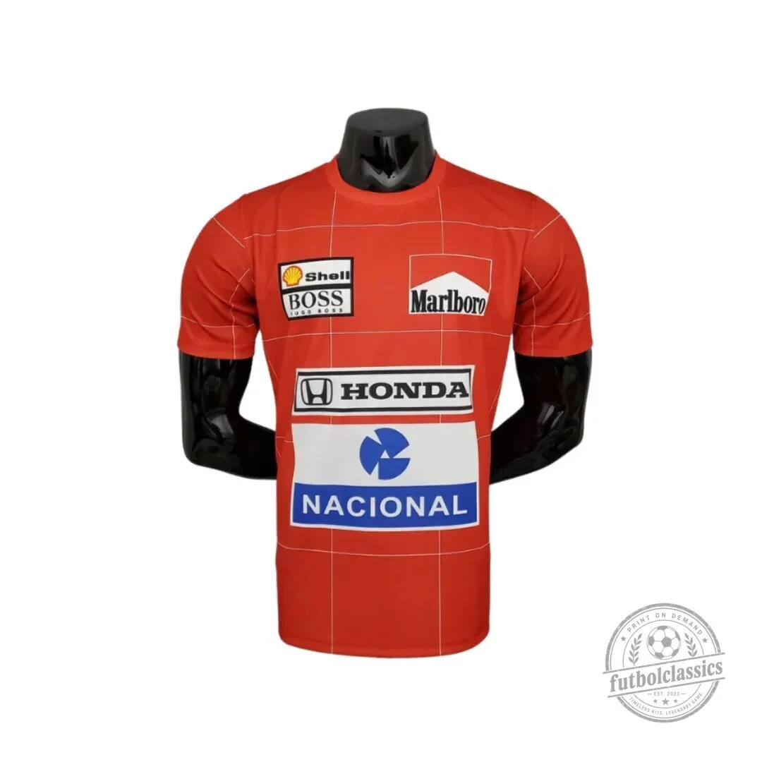 Ayrton Senna 1991 McLaren Honda Formula 1 Racing Team T-Shirt