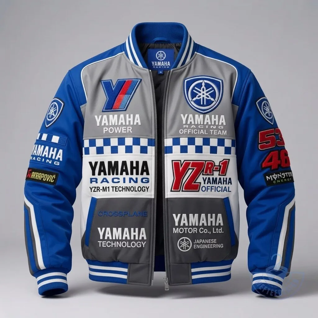 Yamaha Racing YZR-M1 Technology Monster Energy Bomber Jacket