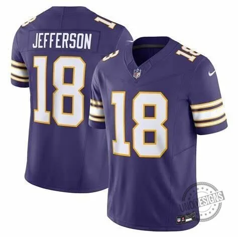 Justin Jefferson Minnesota Vikings Purple American Football Jersey