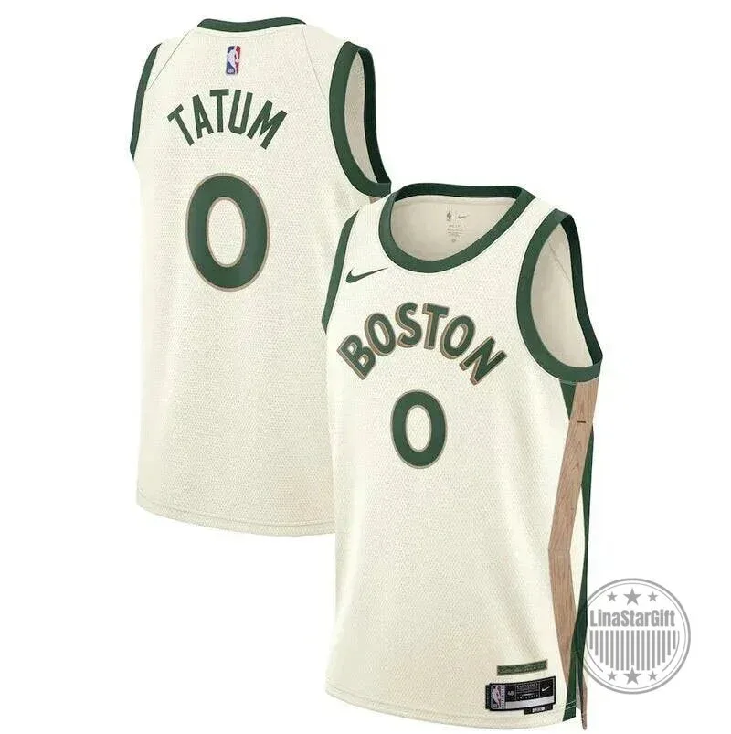 Jayson Tatum White City Edition Basketball Jersey from the Boston Celtics