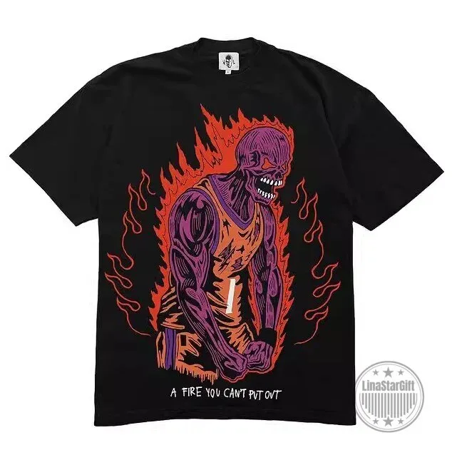 Phoenix Suns Basketball Player Skeleton A Fire You Can't Put Out T-Shirt