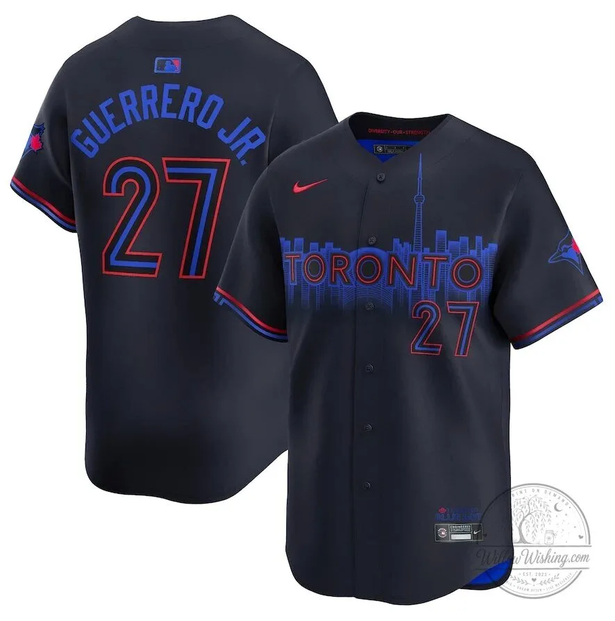Toronto Blue Jays Vladimir Guerrero Junior City Connect 2024 Baseball Jersey