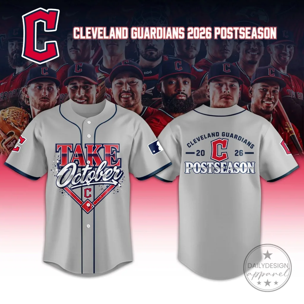 2026 October Baseball Jersey - Cleveland Guardians Postseason Take 2026 October Baseball Jersey - Cleveland Guardians Postseason Take