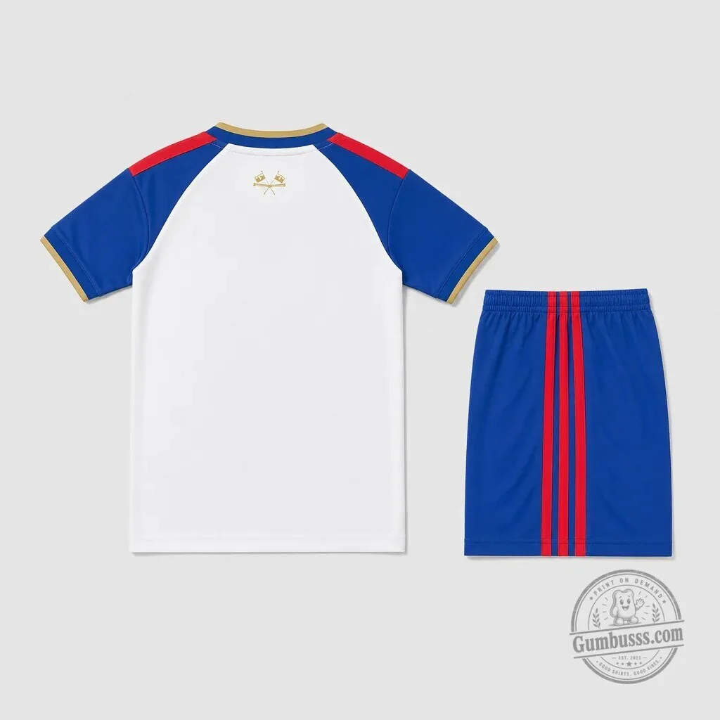 Olympique Lyonnais Home Kit Youth Football Jersey 3 Olympique Lyonnais Home Kit Youth Football Jersey
