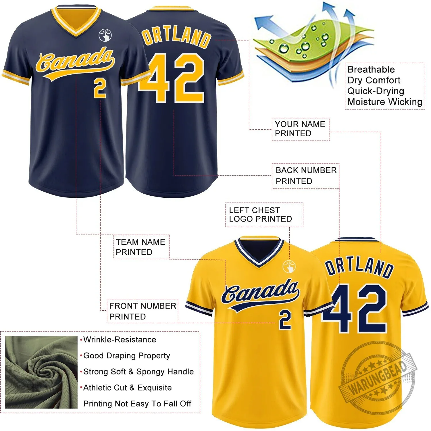 Custom Navy Gold White Reversible Pullover Baseball Jersey 11 Custom Navy Gold White Reversible Pullover Baseball Jersey