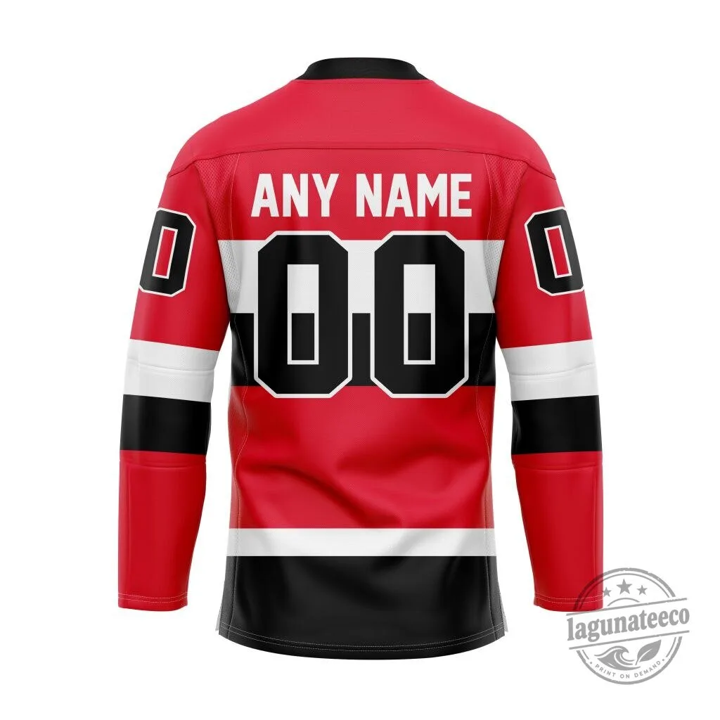 Belleville Senators Personalized Red and Black Hockey Jersey 3 Belleville Senators Personalized Red and Black Hockey Jersey
