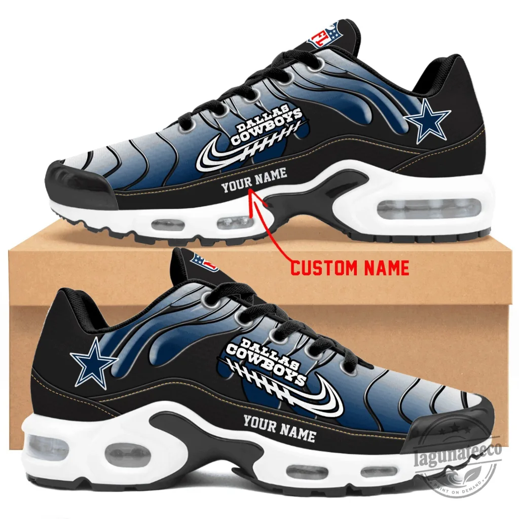 Custom Air Max Running Shoes featuring Dallas Cowboys Design Custom Air Max Running Shoes featuring Dallas Cowboys Design