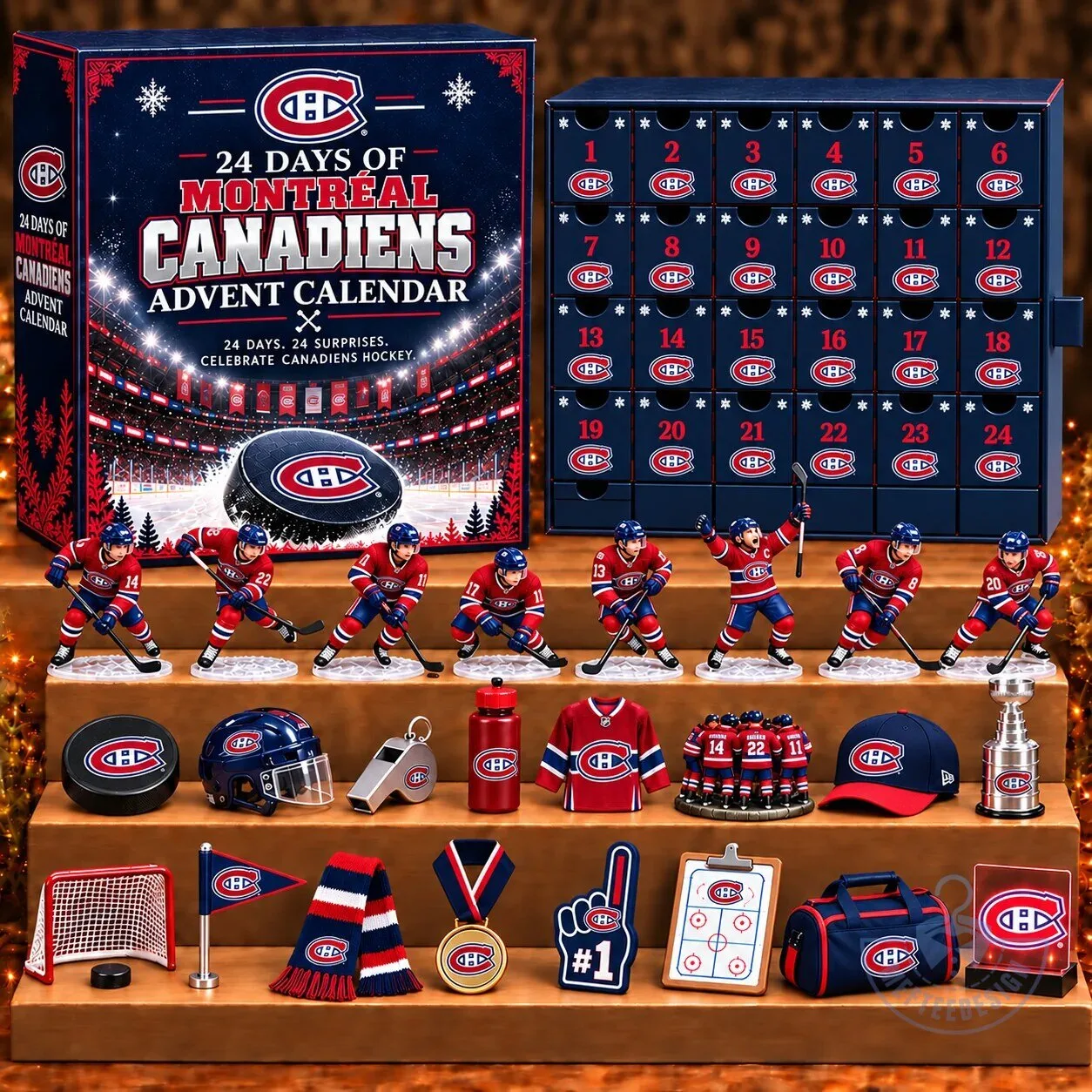Montreal Canadiens 24 Days of Hockey Ice Advent Calendar