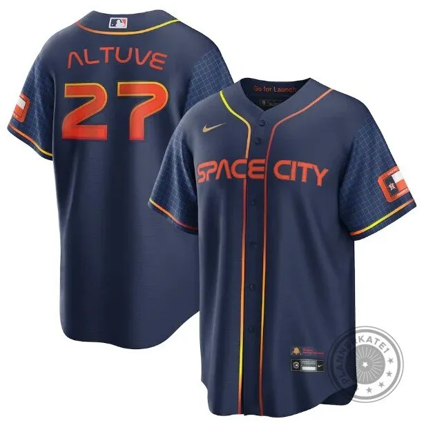 Houston Astros Jose Altuve City Connect Baseball Jersey