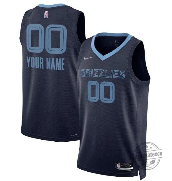 Memphis Grizzlies Icon Edition Custom Basketball Jersey