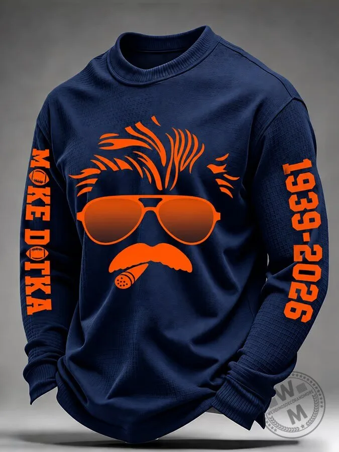 Mike Ditka Chicago Football Legend Memorial Long-Sleeve Sweatshirt 2 Mike Ditka Chicago Football Legend Memorial Long-Sleeve Sweatshirt