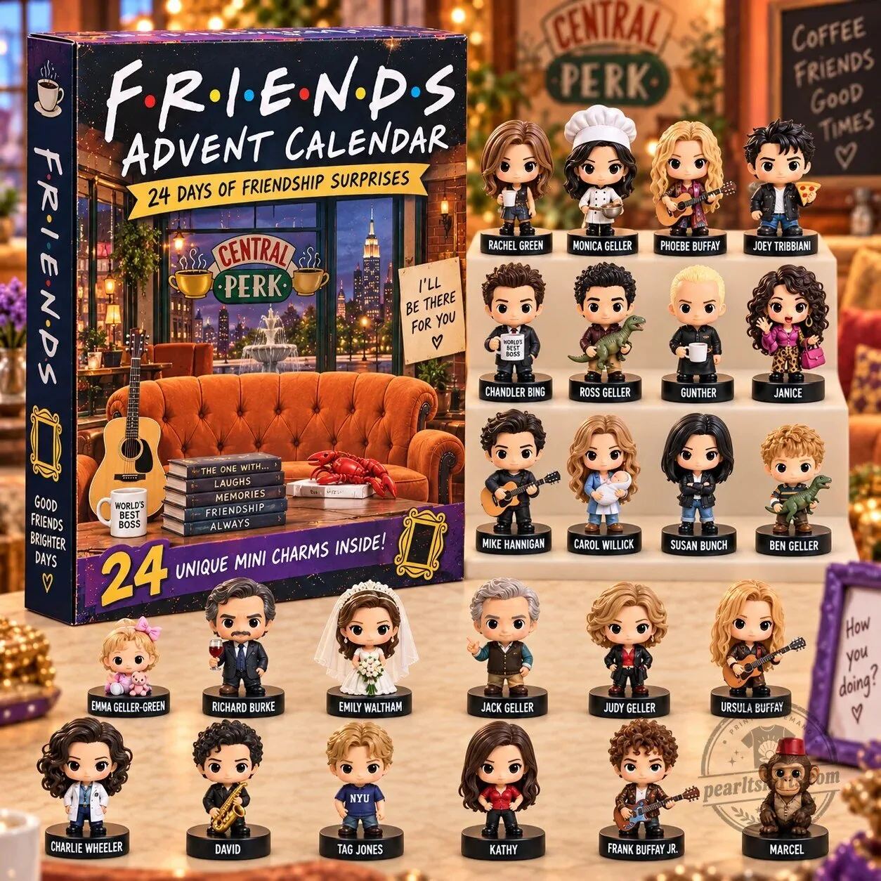 Friends Television Series 24 Days of Friendship Surprises Advent Calendar