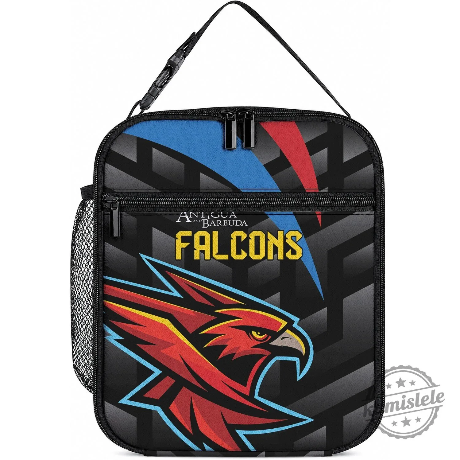Antigua and Barbuda Falcons Cricket Team Insulated Lunch Bag with Shoulder Strap