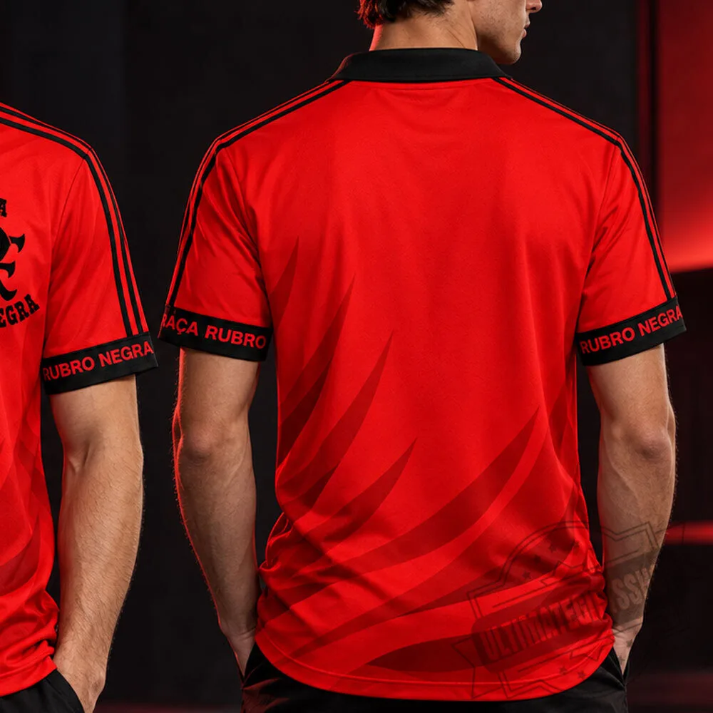 Flamengo Raça Rubro Negra Brasília Red Soccer Jersey Shirt 7 Flamengo Raça Rubro Negra Brasília Red Soccer Jersey Shirt