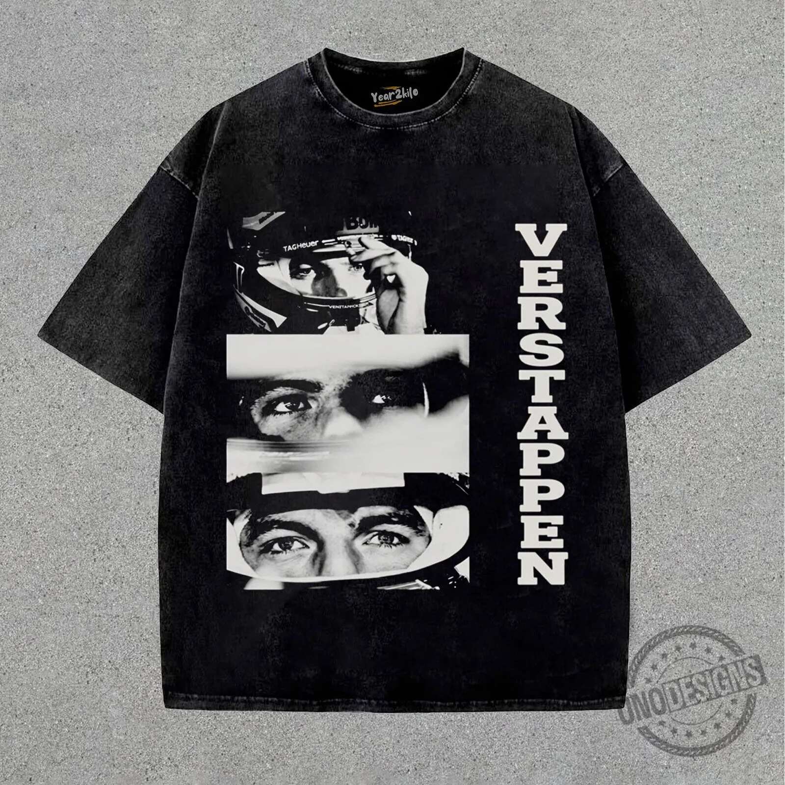 Max Verstappen Racing Driver Portrait T-Shirt